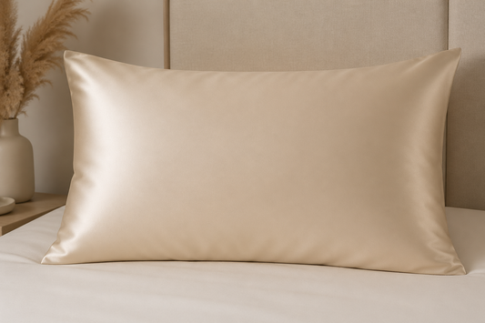 Premium 30 Momme Silk Pillowcase – Hair & Skin Care (Champagne)