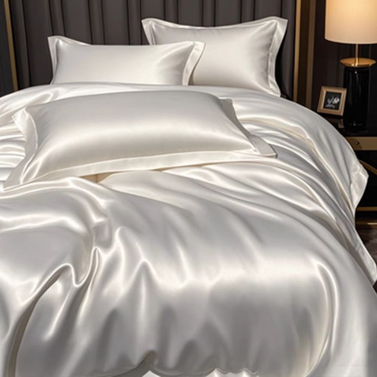 Mulberry Silk Pillowcase for Hair and Skin SGMSILK 22 Momme with Zipper (White King 20"x36")