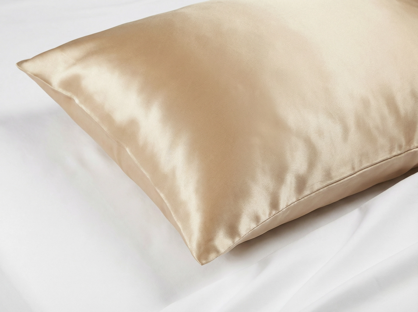 Premium 30 Momme Silk Pillowcase – Hair & Skin Care (Champagne)
